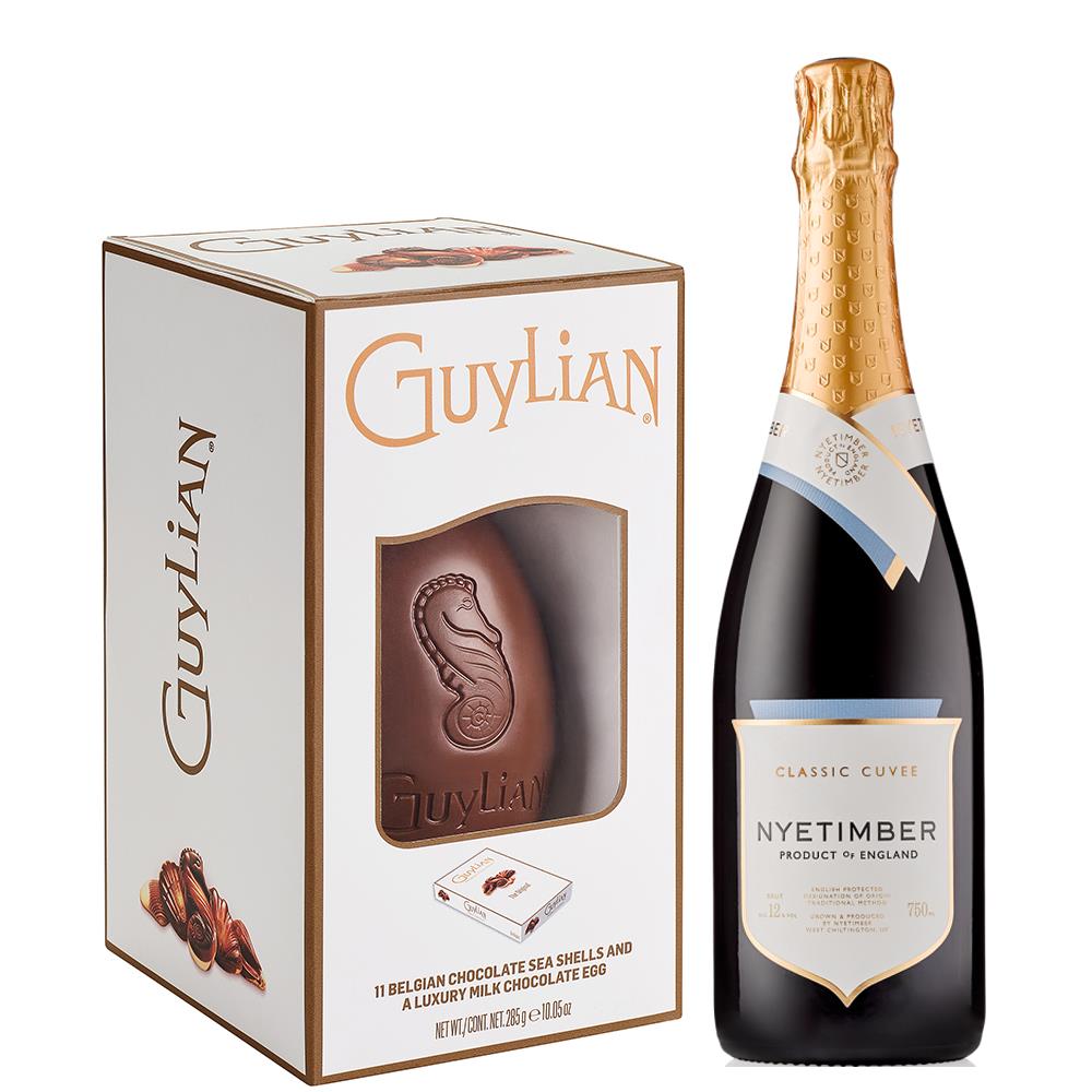 Nyetimber Classic Cuvee 75cl And Guylian Chocolate Easter Egg 285g